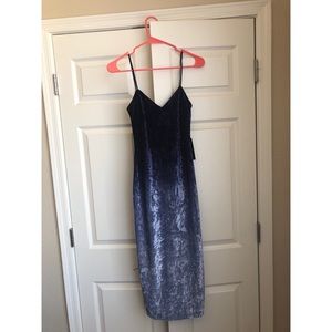 Lulus Blue Ombré Cami Dress